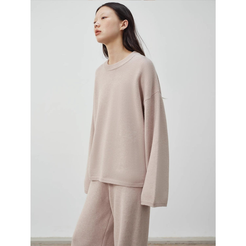 Wilderness Chasing Truth Minimalist Loose Wool Knit + Pants
