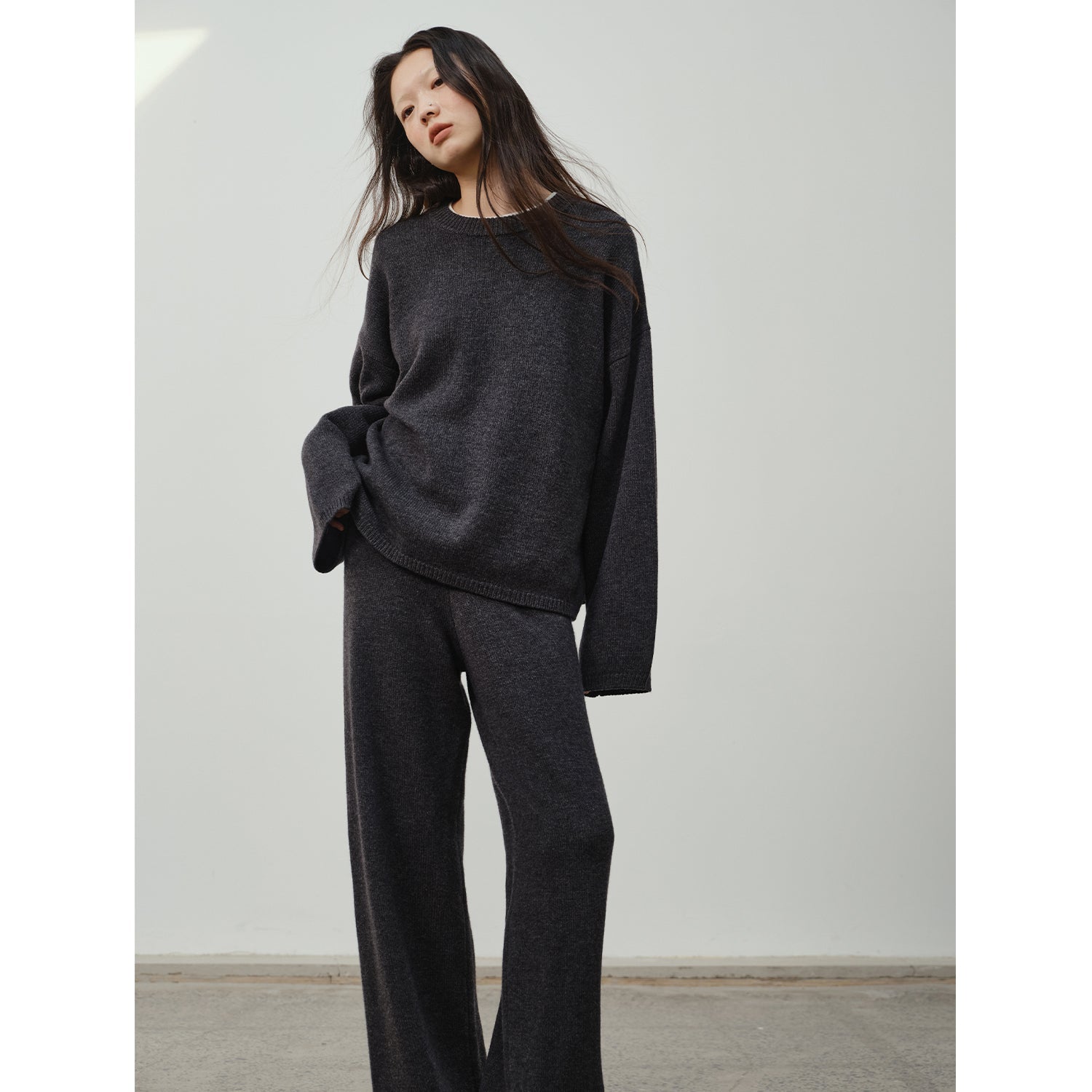 Wilderness Chasing Truth Minimalist Loose Wool Knit + Pants